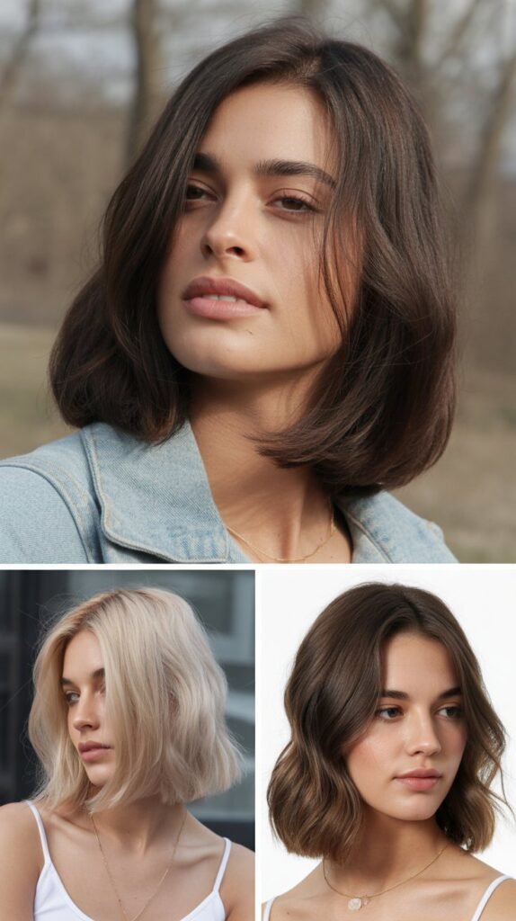 The Long Bob with Soft Ends