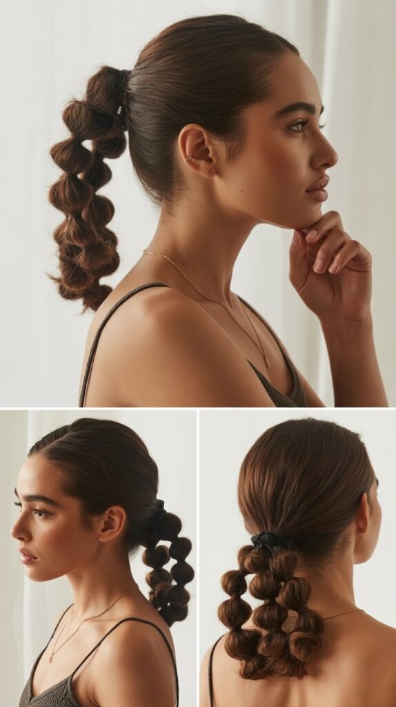 The Looped Ponytail