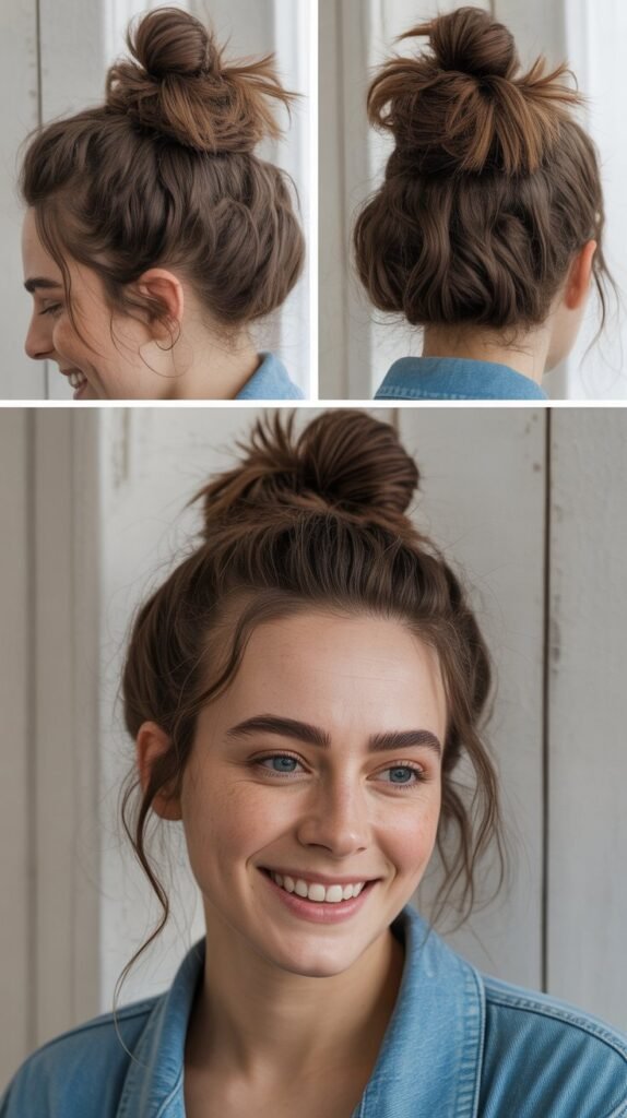 The Messy Top Knot