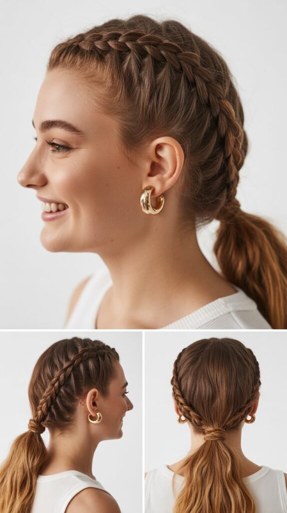 The Rope Braid Ponytail