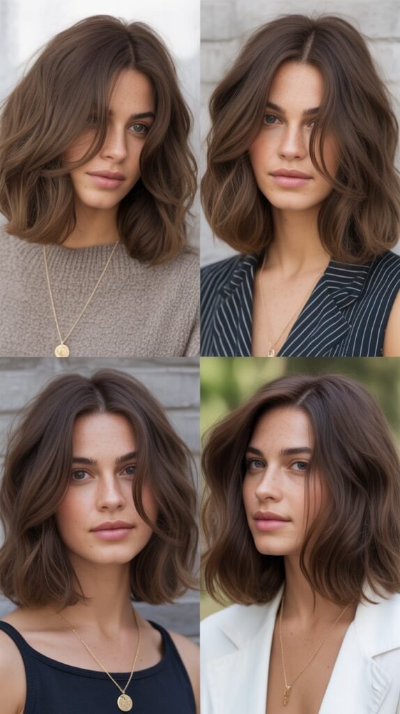 Voluminous Layered Long Bob