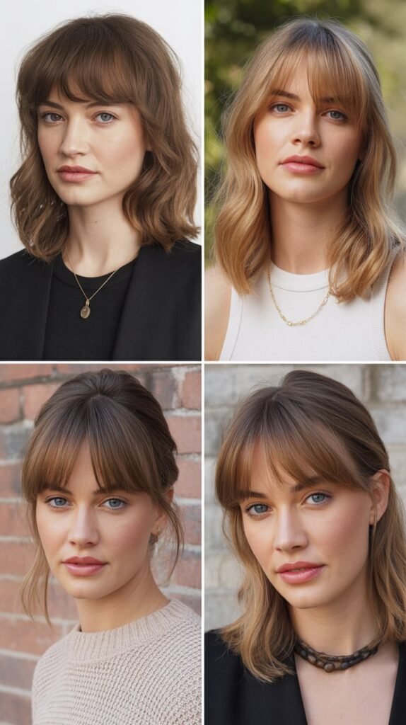 Wispy Bangs for Fine Hair with Density Illusion