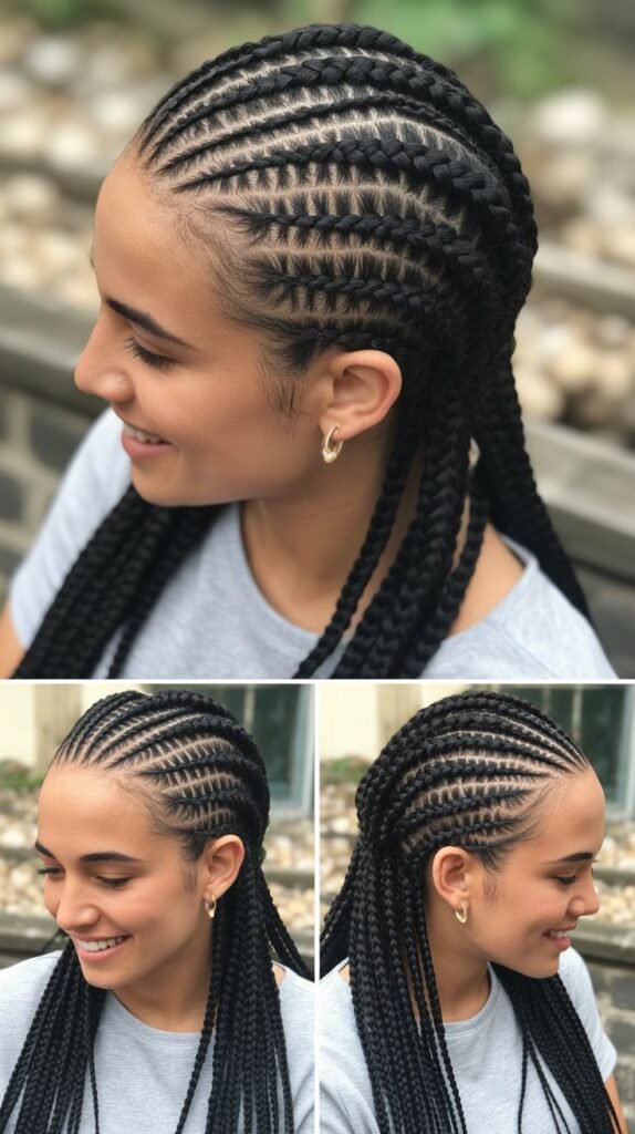  Zigzag Part Dutch Braids