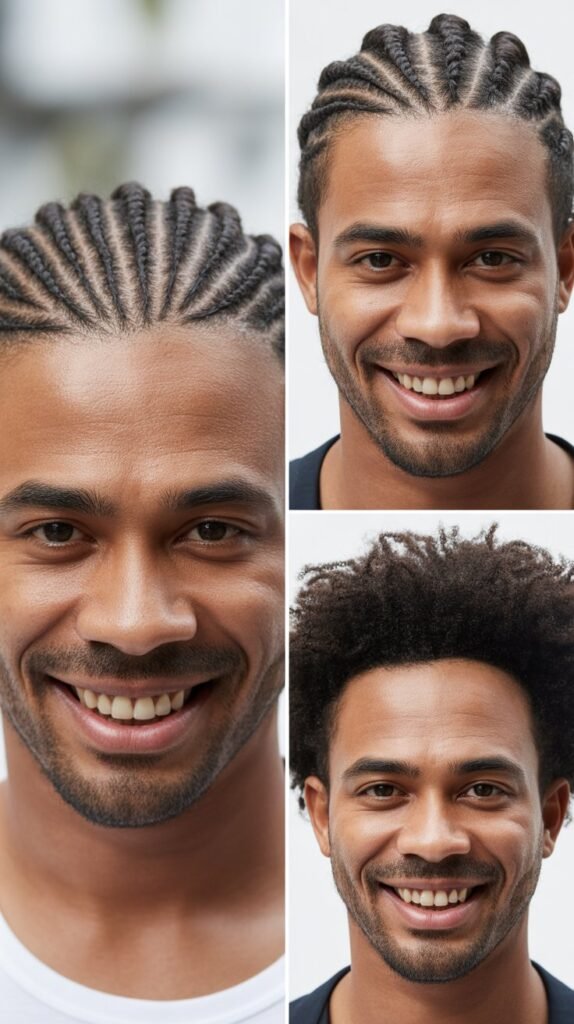 Circular Crown Cornrows