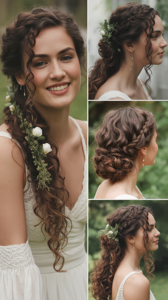 Curly Flower Crown Integration