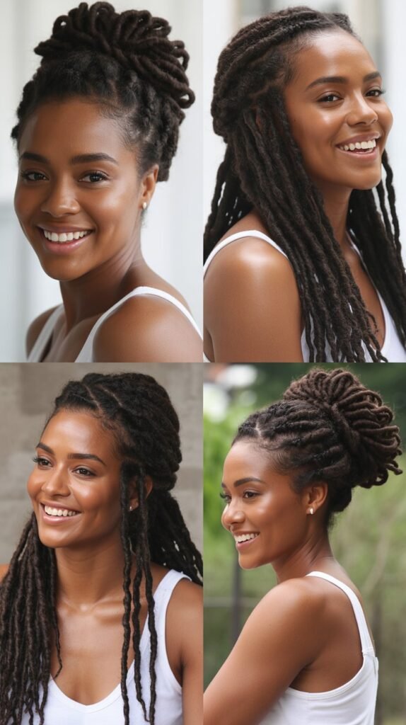 Dark Chocolate Brown Goddess Locs