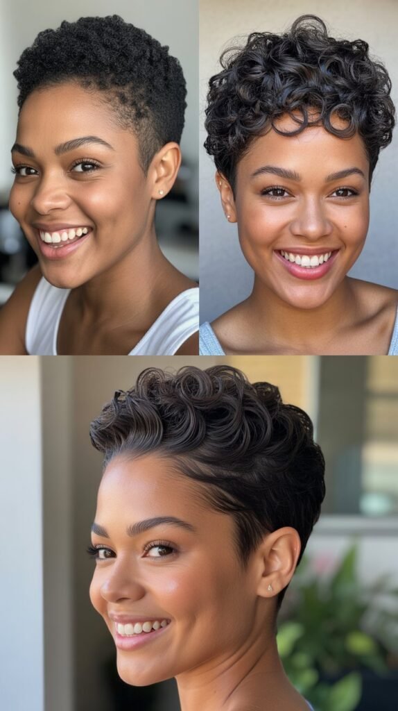 Pixie with Crown Volume