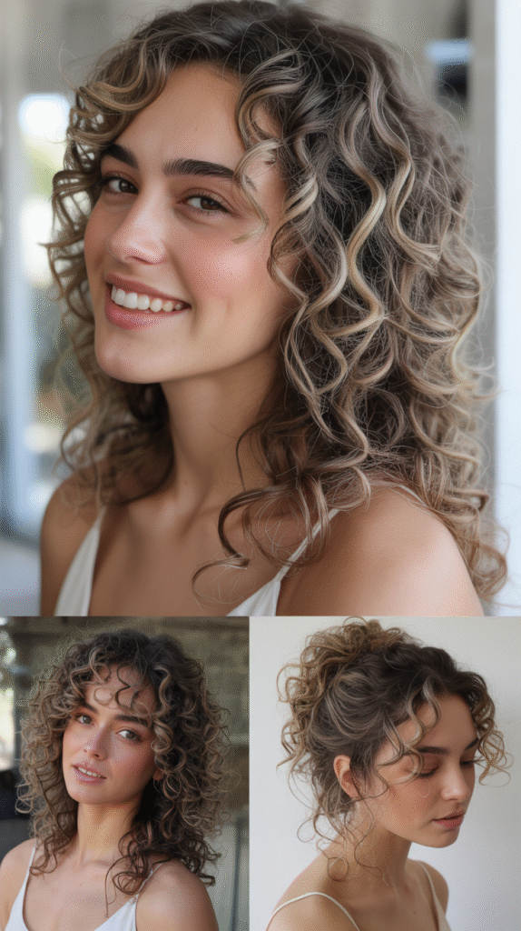  Curly Braided Side Sweep