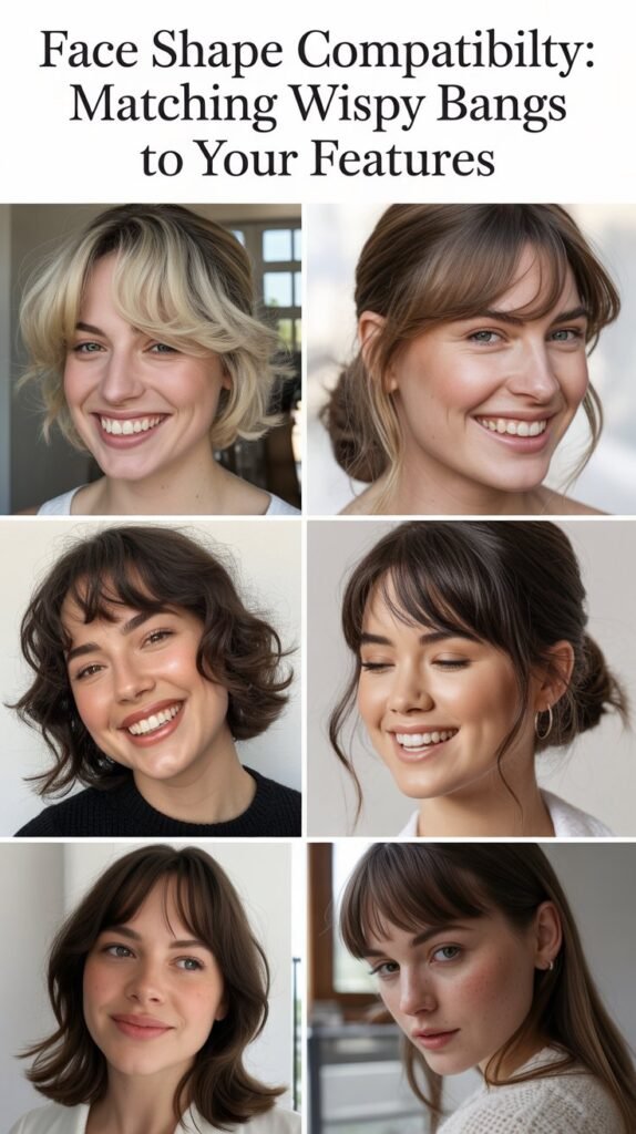  Face Shape Compatibility: Matching Wispy Bangs to Your Features
