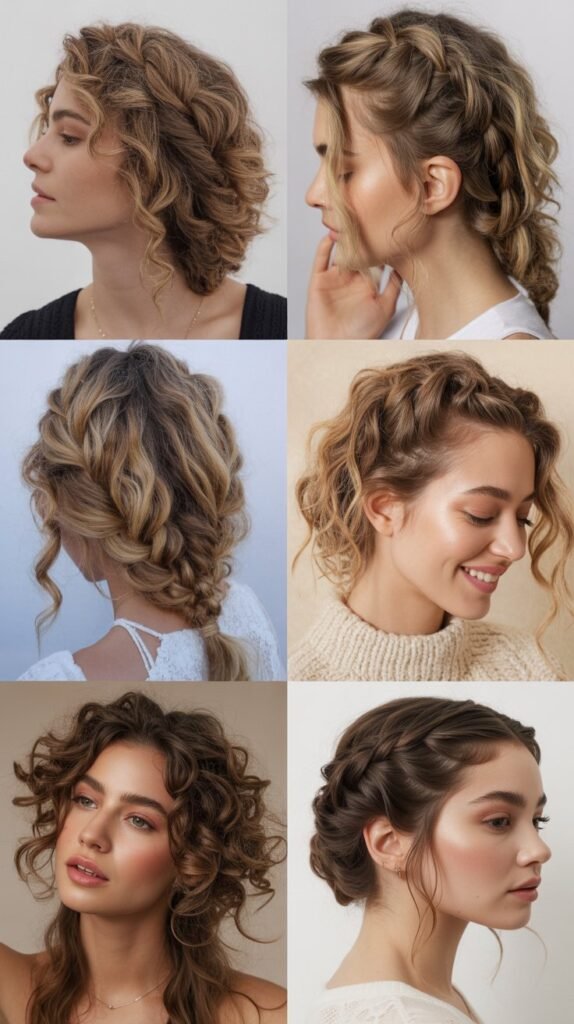 Pulled-Apart Braid with Curly Volume