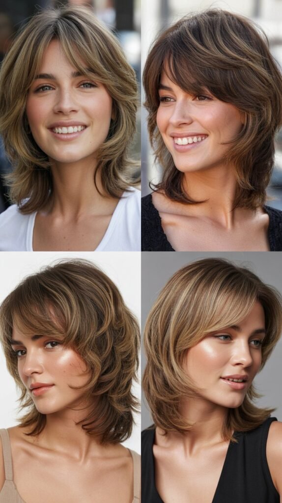 Wispy Bangs With Beveled Layers