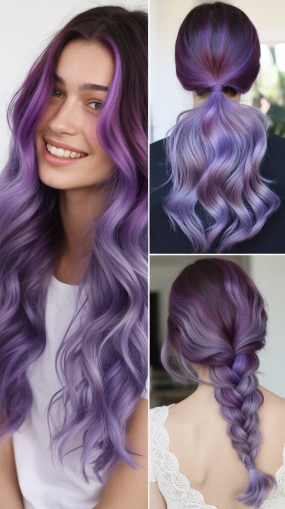 Orchid Purple Ombré for Maximum Length