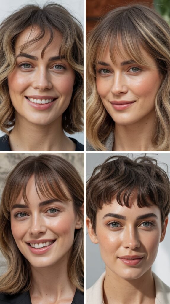 Face Shapes That Benefit Most From Wispy Bangs