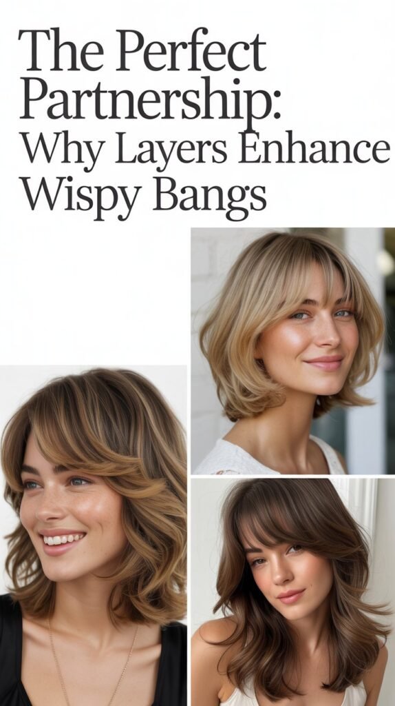 The Perfect Partnership: Why Layers Enhance Wispy Bangs