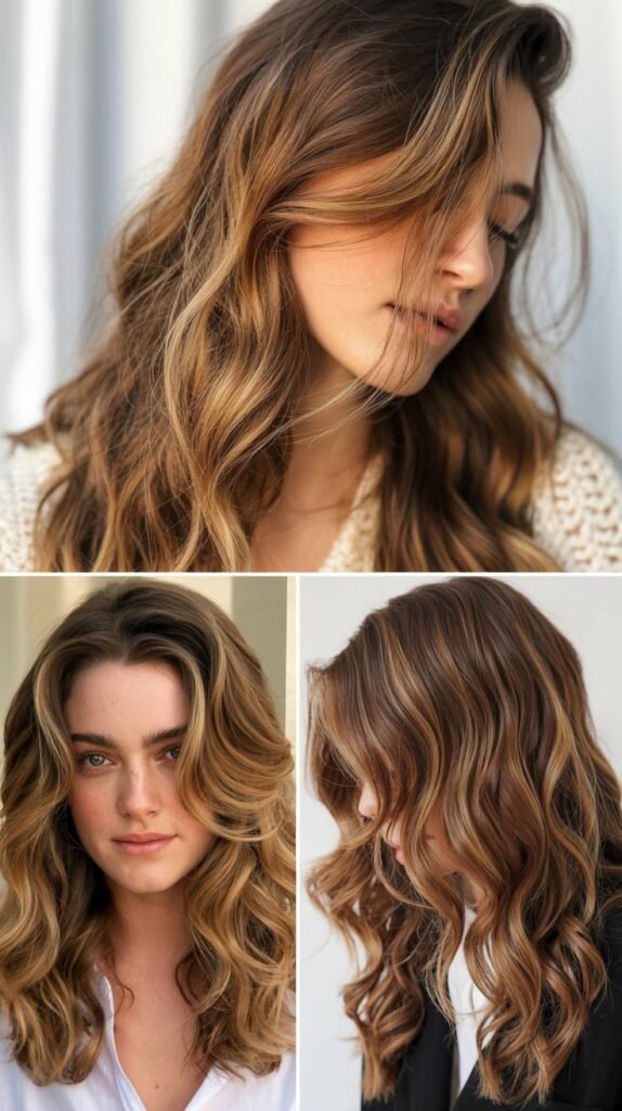 Caramel Dimension for Wavy Hair
