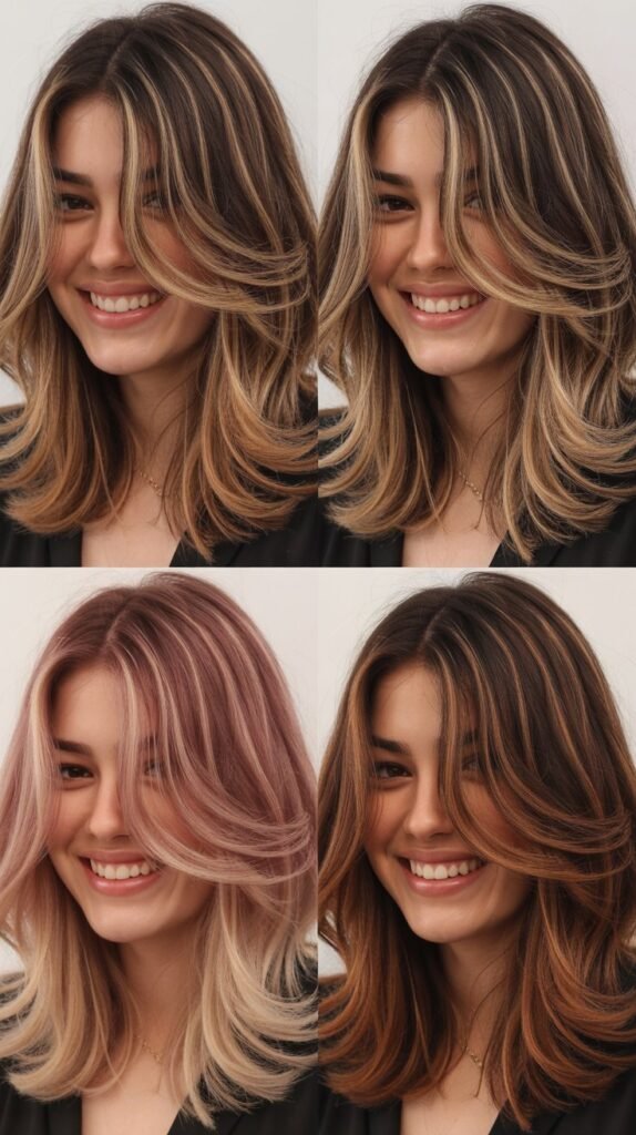 Ombre Effects on Layered Medium Hair
