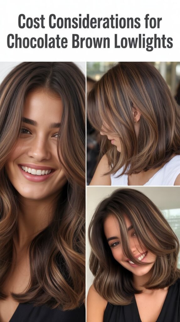 Cost Considerations for Chocolate Brown Lowlights