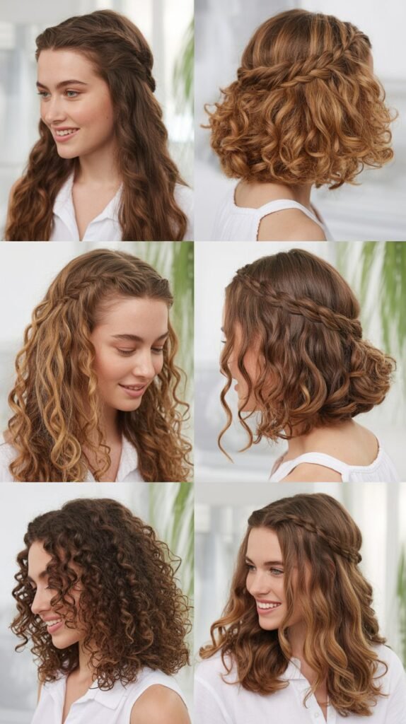  Waterfall Twist with Loose Curls