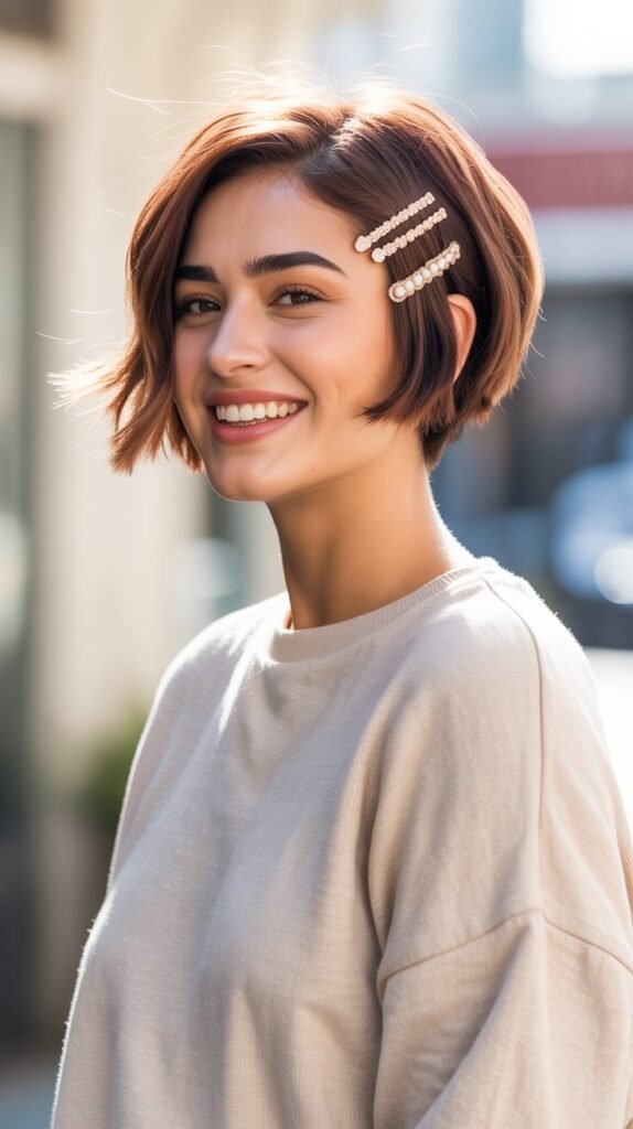 Pixie Bob with Barrette Accents