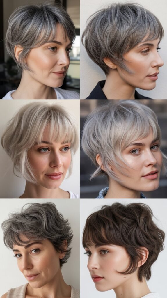 Piecey Bangs with Gray Pixie Bob