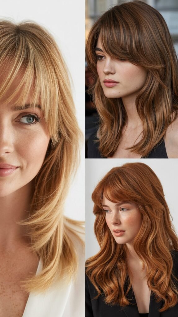 . Thin Wispy Bangs with Cornsilk Blonde Delicacy