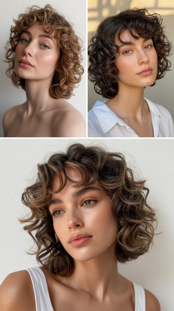 The Curly Layered Lob