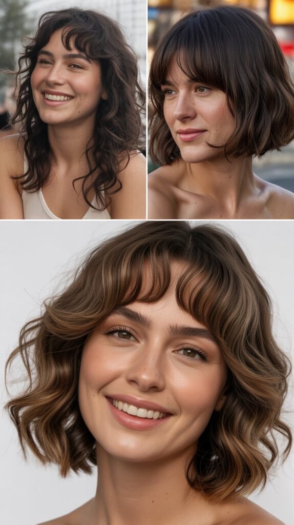 Wispy Bangs with Natural Texture