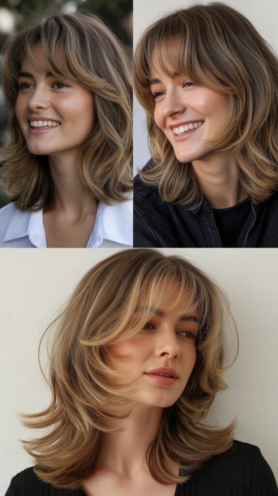 Wispy Bangs With Beveled Layers