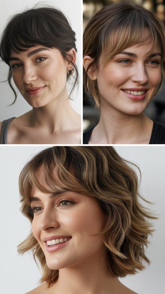  Low-Maintenance Wispy Bangs