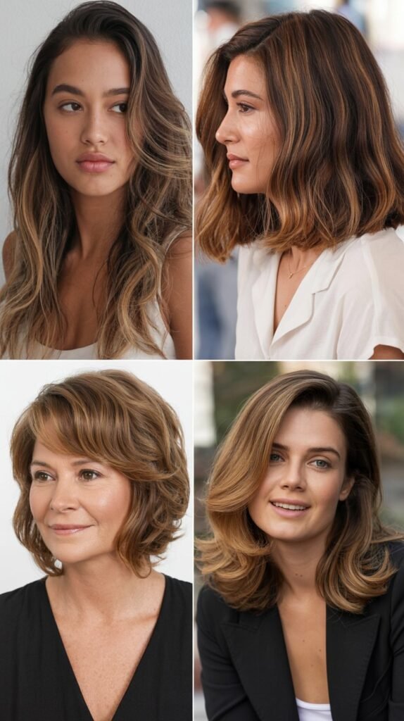 Caramel Highlights for Different Age Groups