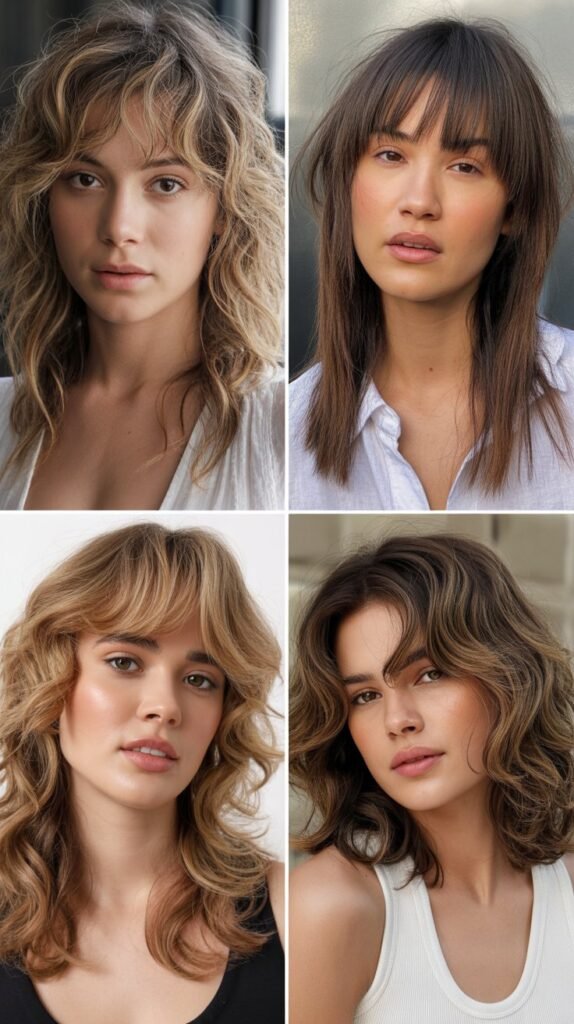 Choppy Fringe With Long Textured Layers