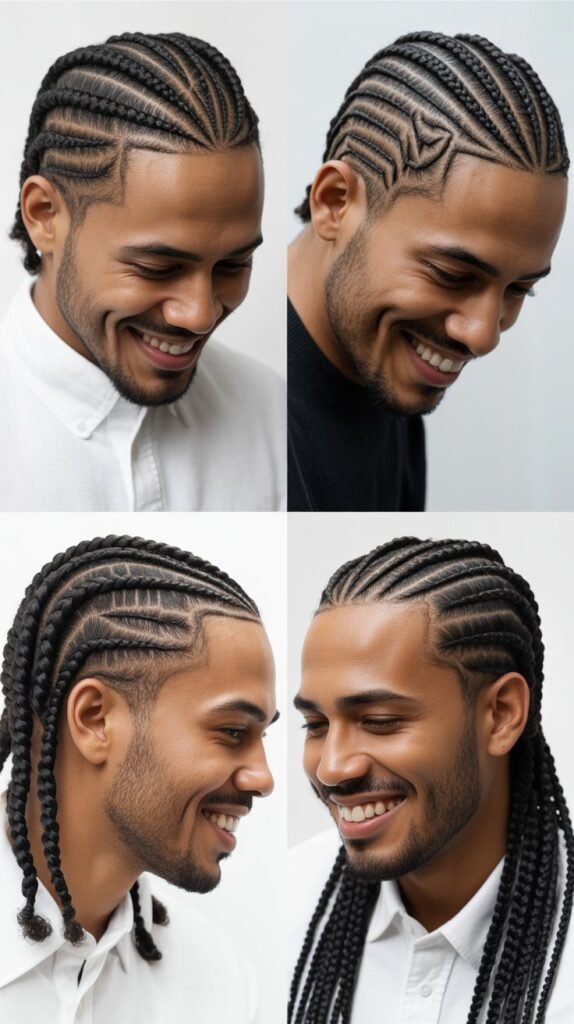 Vertical Zigzag Mohawk Style