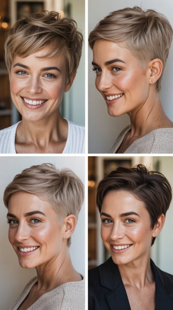  Pixie With Undercut And Forward Styling