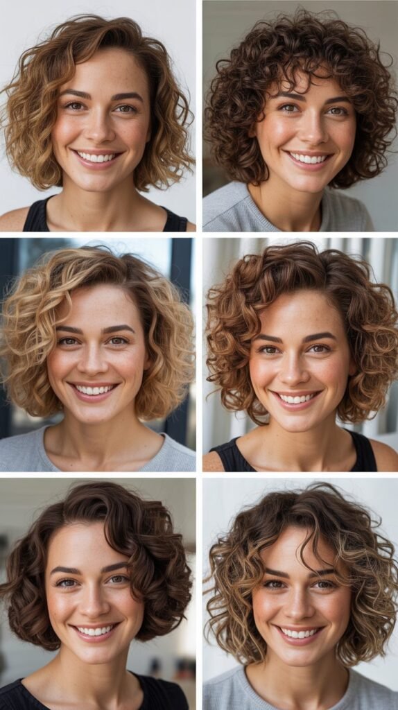 The Curly Bob (Lob)
