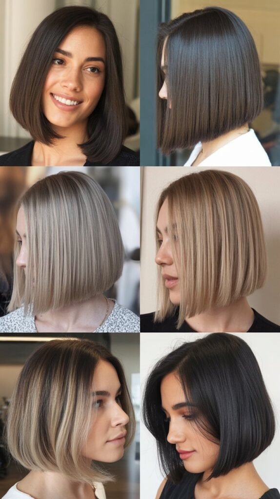 The Blunt Bob With Root Shadow