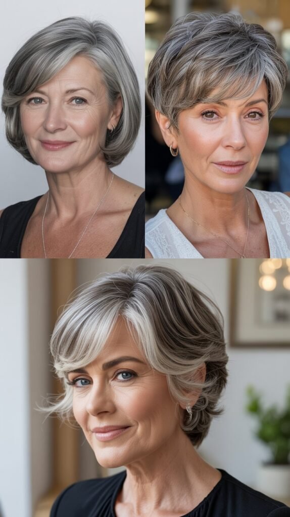 Classic Short with Side Bangs