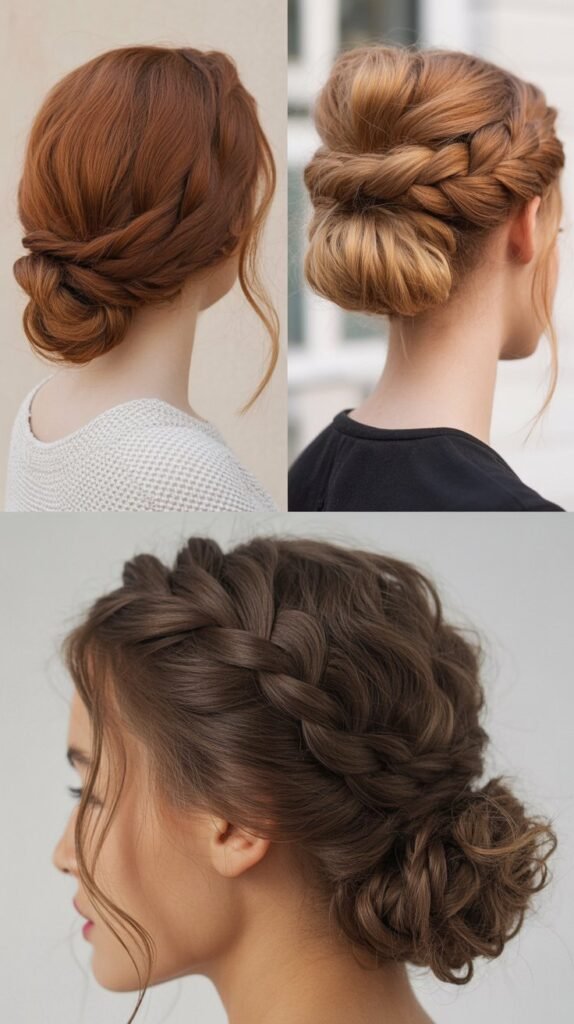 Twisted Rope Braid Updo