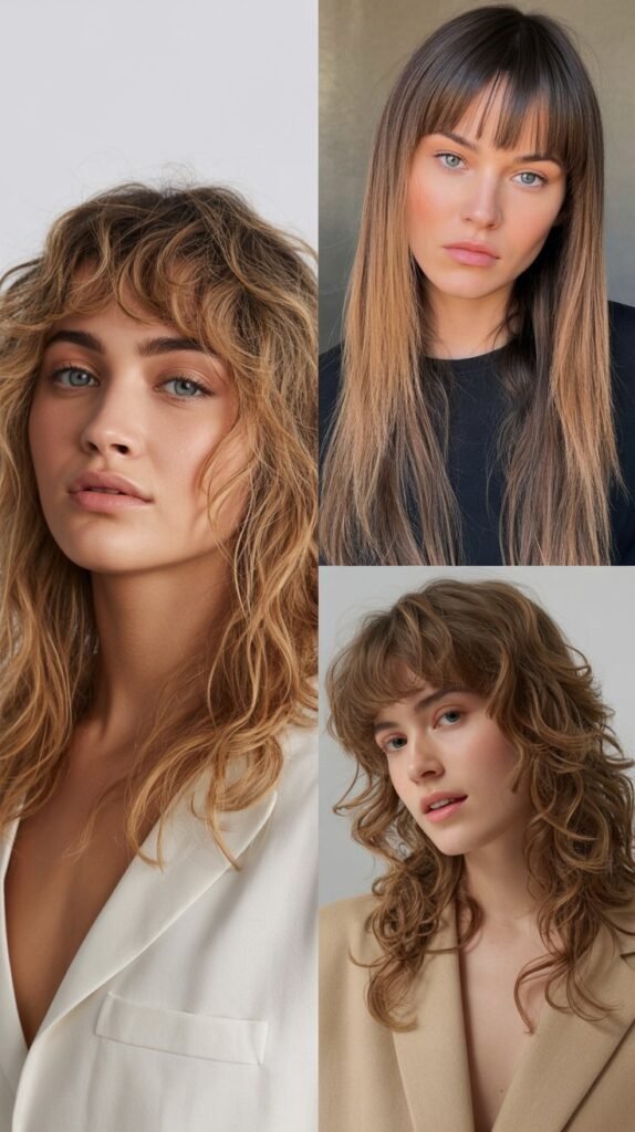 Choppy Micro Bangs With Long Textured Layers