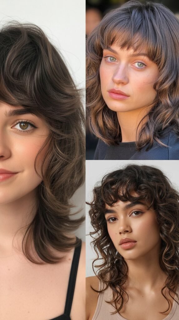 Textured Wispy Bangs With Slide-Cut Layers