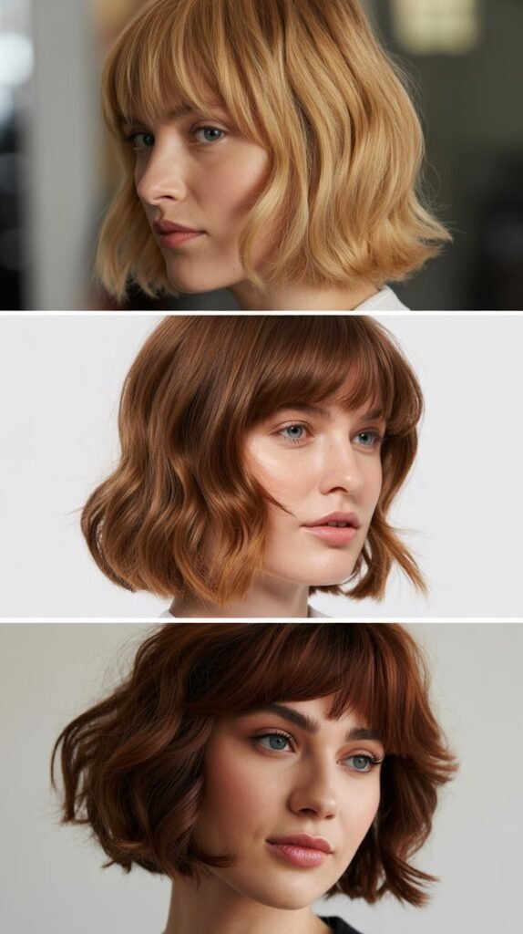  Asymmetrical Bangs With Textured Shaggy Ends