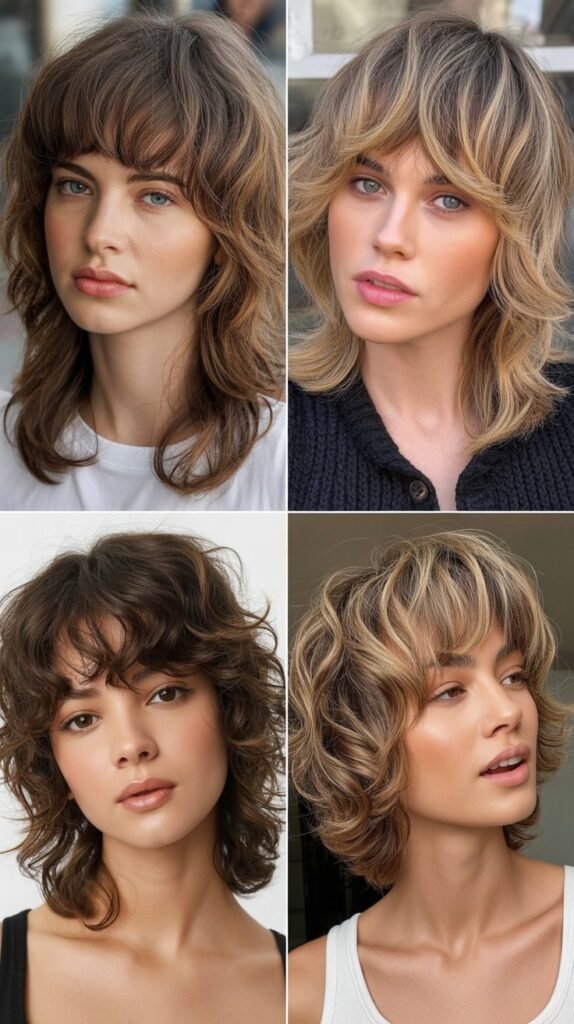  Piecey Fringe With Voluminous Layered Crown