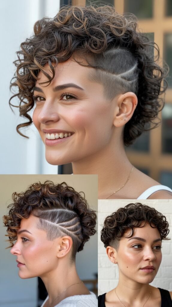  Curly Undercut