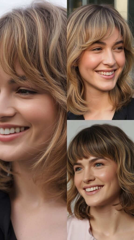 Layering Techniques That Enhance Wispy Bangs