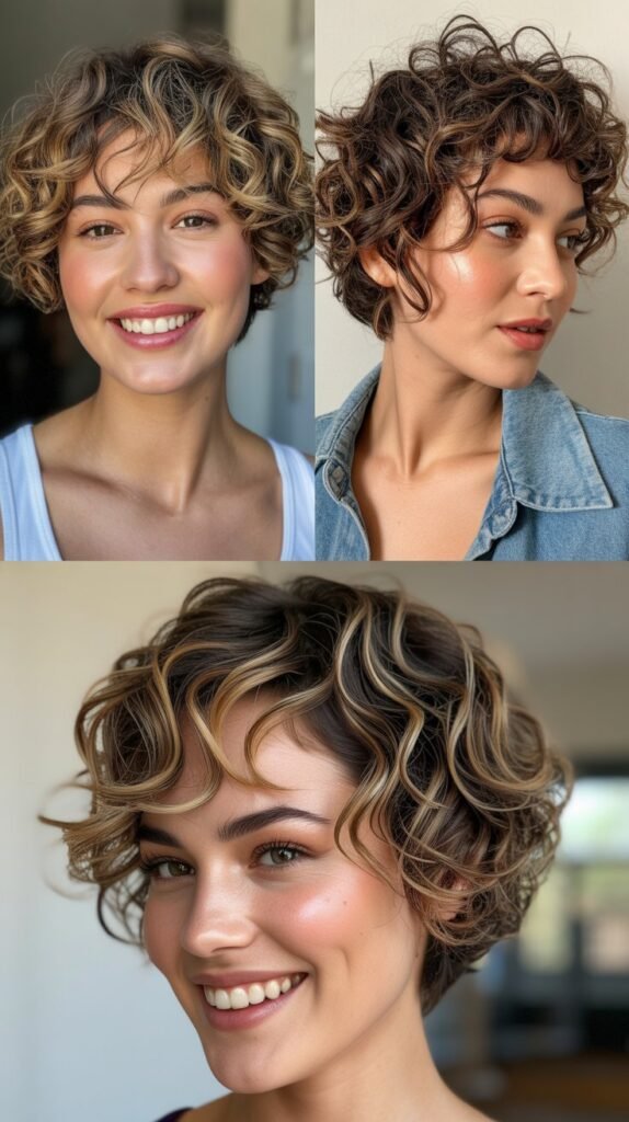 Messy Curly Pixie Bob