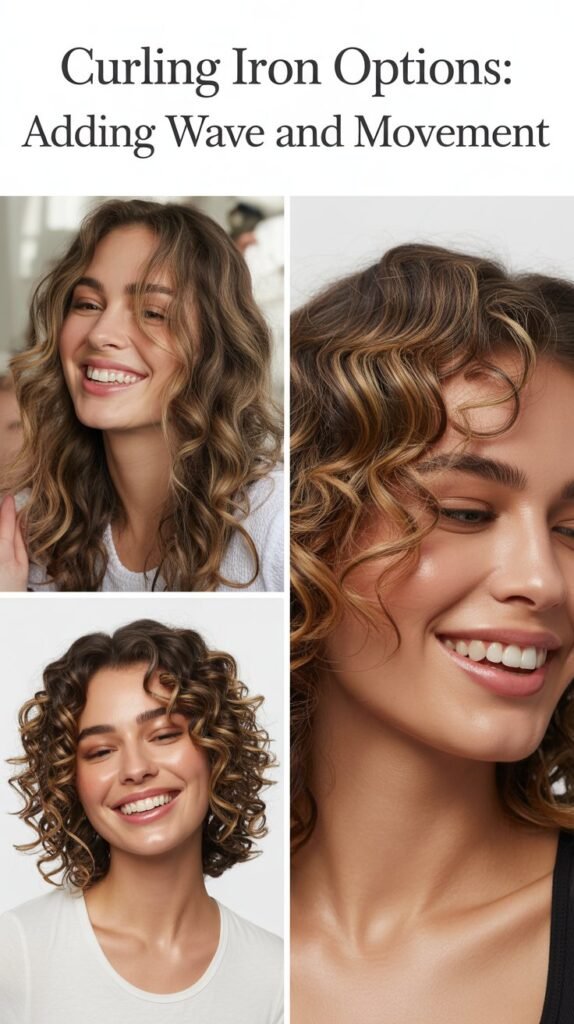 Curling Iron Options: Adding Wave and Movement