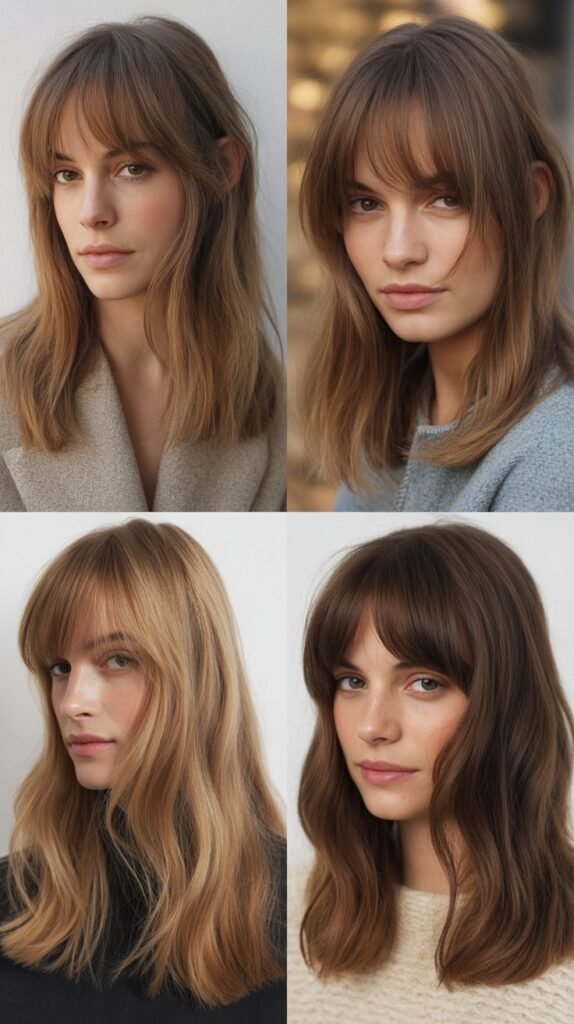 Wispy Bangs With Minimal Layers