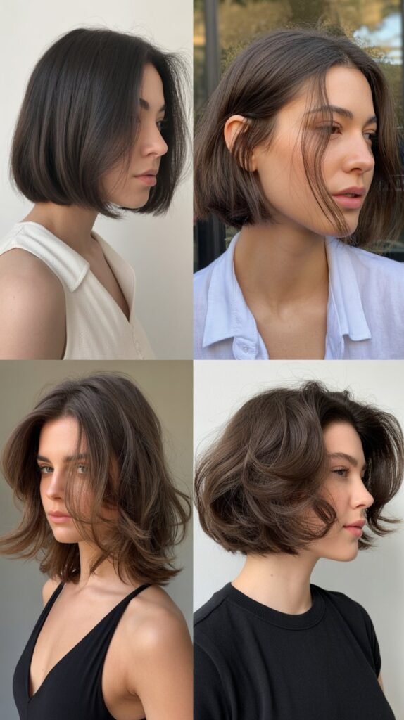 Blunt Cut with Volume Powder