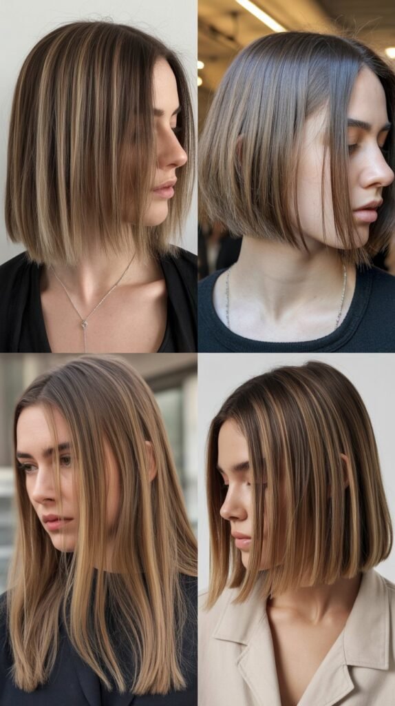  Blunt Cut with Root Shadow