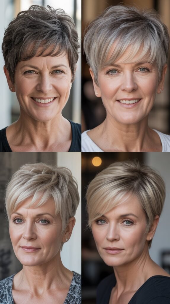 Pixie with Shaved Sides