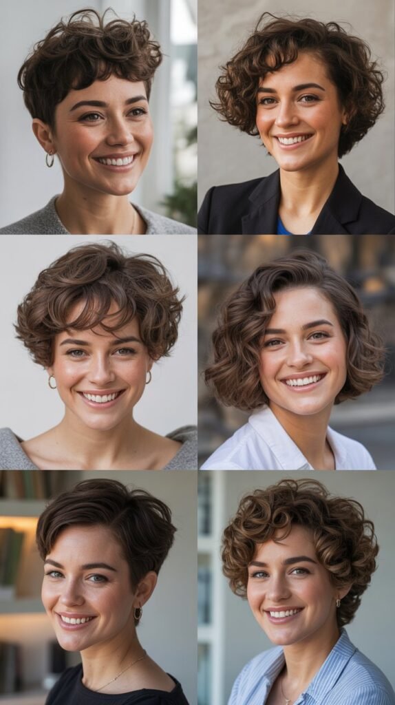 Short Curly Cuts for Different Occasions